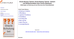 Desktop Screenshot of datenbank-backup.de