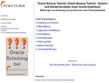 Tablet Screenshot of datenbank-backup.de
